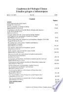 Cuadernos de filología clásica