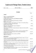 Cuadernos de filología clásica