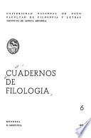 Cuadernos de filologia