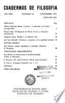 Cuadernos de filosofía