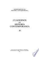 Cuadernos de historia contemporánea