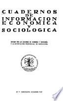 Cuadernos de información económica y sociológica