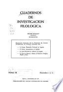 Cuadernos de investigación filológica