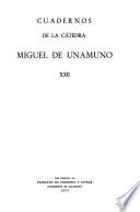 Cuadernos de la cátedra Miguel de Unamuno