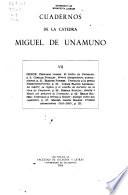 Cuadernos de la Cátedra Miguel de Unamuno