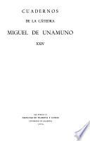 Cuadernos de la Cátedra Miguel de Unamuno