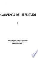 Cuadernos de literatura