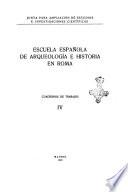 Cuadernos de trabajos de la Escuela Española de Historia y Arqueología en Roma