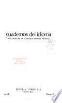 Cuadernos del idioma