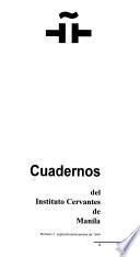 Cuadernos del Instituto Cervantes de Manila