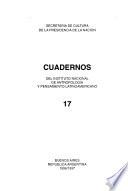 Cuadernos del Instituto Nacional de Antropología