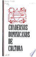 Cuadernos dominicanos de cultura ...