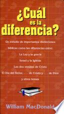 ¿Cuál es la diferencia?