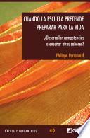 Cuando la escuela pretende preparar para la vida