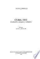 Cuba 1933, estudiantes, yanquis y soldados