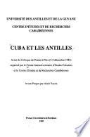 Cuba et les Antilles