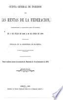 Cuenta general de ingresos de las rentas de la federacion