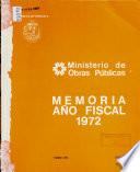 Cuenta que el Ministro de Obras Públicas presenta al Congreso Nacional en sus sesiones ordinarias de ...