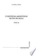 Cuentistas argentinos de fin de siglo