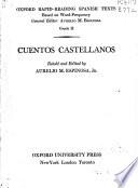 Cuentos Castellanos. Recogidos de la Tradición Oral Moderna. Retold and Edited by A.M. Espinosa