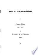 Cuentos cortos, 1919-1923
