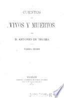 Cuentos de vivos y muertos. 3. ed