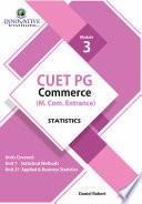 CUET PG M.Com Entrance- 07 Statistical Methods