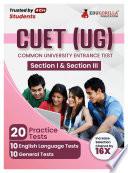 CUET UG : Section I and Section III Exam 2024 (English Edition) - 20 Practice Tests (1000 Solved Questions)