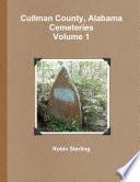 Cullman County, Alabama Cemeteries, Volume 1