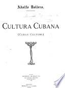 ... Cultura cubana