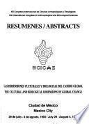 Cultural and biological dimensions of global change