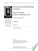 Cultural Landscape Report for Saint-Gaudens National Historic Site