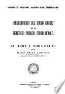 Culturaz y bibliotecas