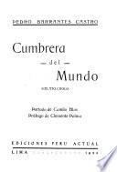 Cumbrera del mundo (relato cholo) Portada de Camilo Blas