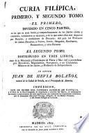 Curia filípica, primero y segundo tomo