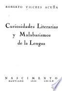 Curiosidades literarias y malabarismos de la lengua
