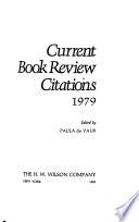 Current Book Review Citations