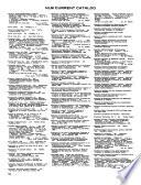 Current Catalog