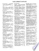 Current Catalog