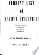 Current List of Medical Literature