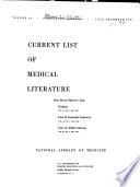 Current List of Medical Literature