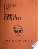 Current List of Medical Literature