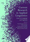 Current Research in Applied Linguistics