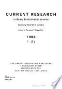 Current Research in Library & Information Science