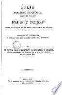 Curso analítico de química