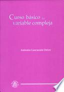Curso basico de variable compleja
