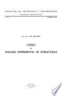 Curso de analisis experimental de estructuras