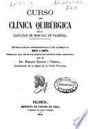 Curso de clínica quirúrgica de la Facultad de Medicina de Valencia