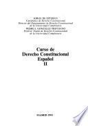 Curso de derecho constitucional español