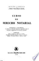 Curso de derecho notarial